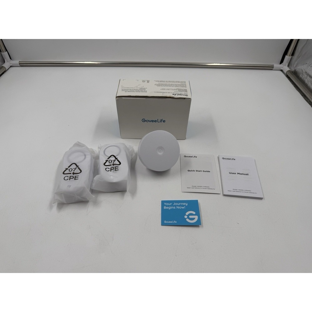 Goveelife Upgraded Smart Water Leak Detector 1S With 1804ft Ultra Long 2 Pack - Picture 2 of 12